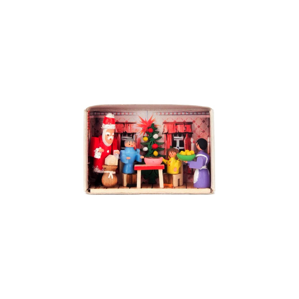 Decorative Matchbox · Christmas Feast with Santa