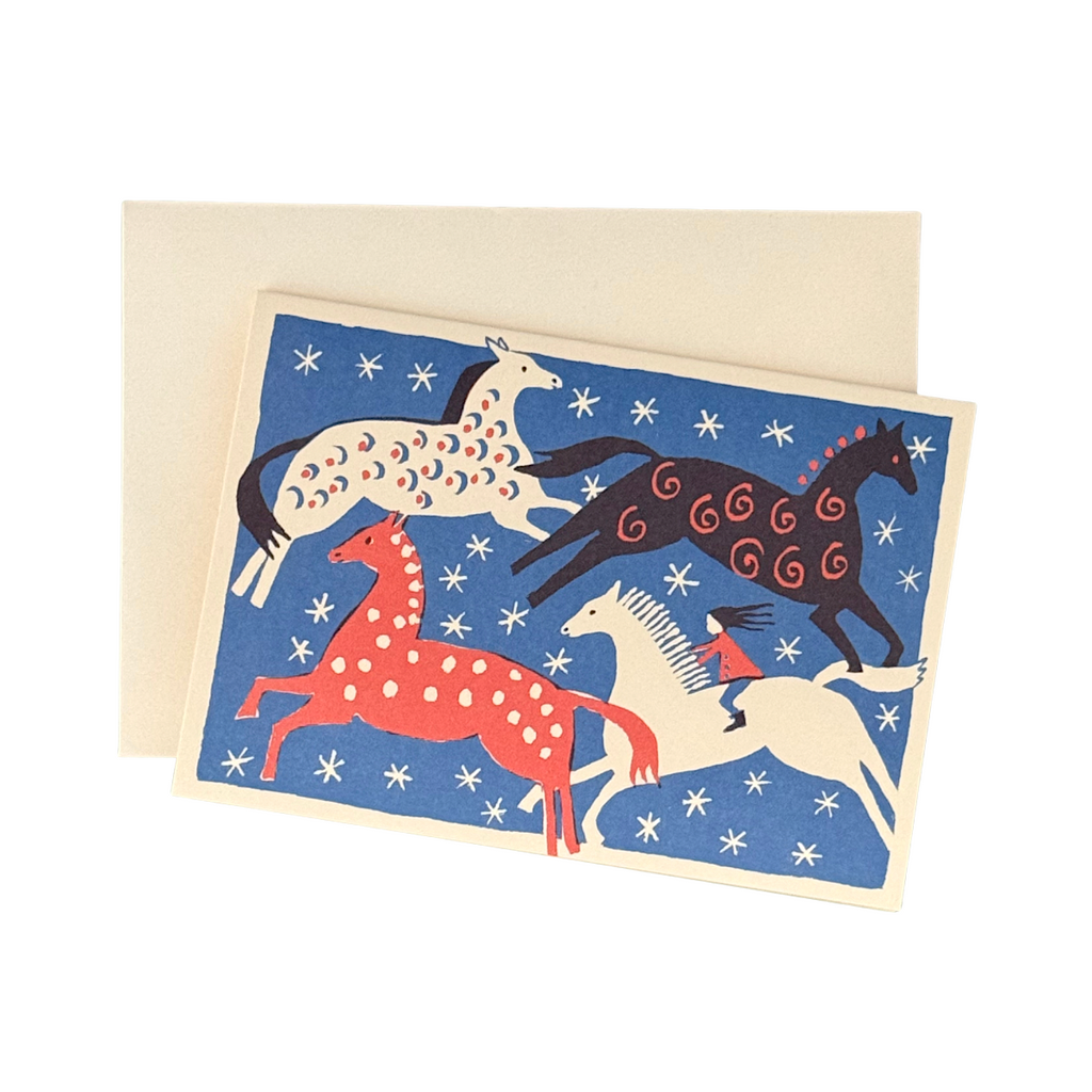 Cambridge Imprint Horse Card