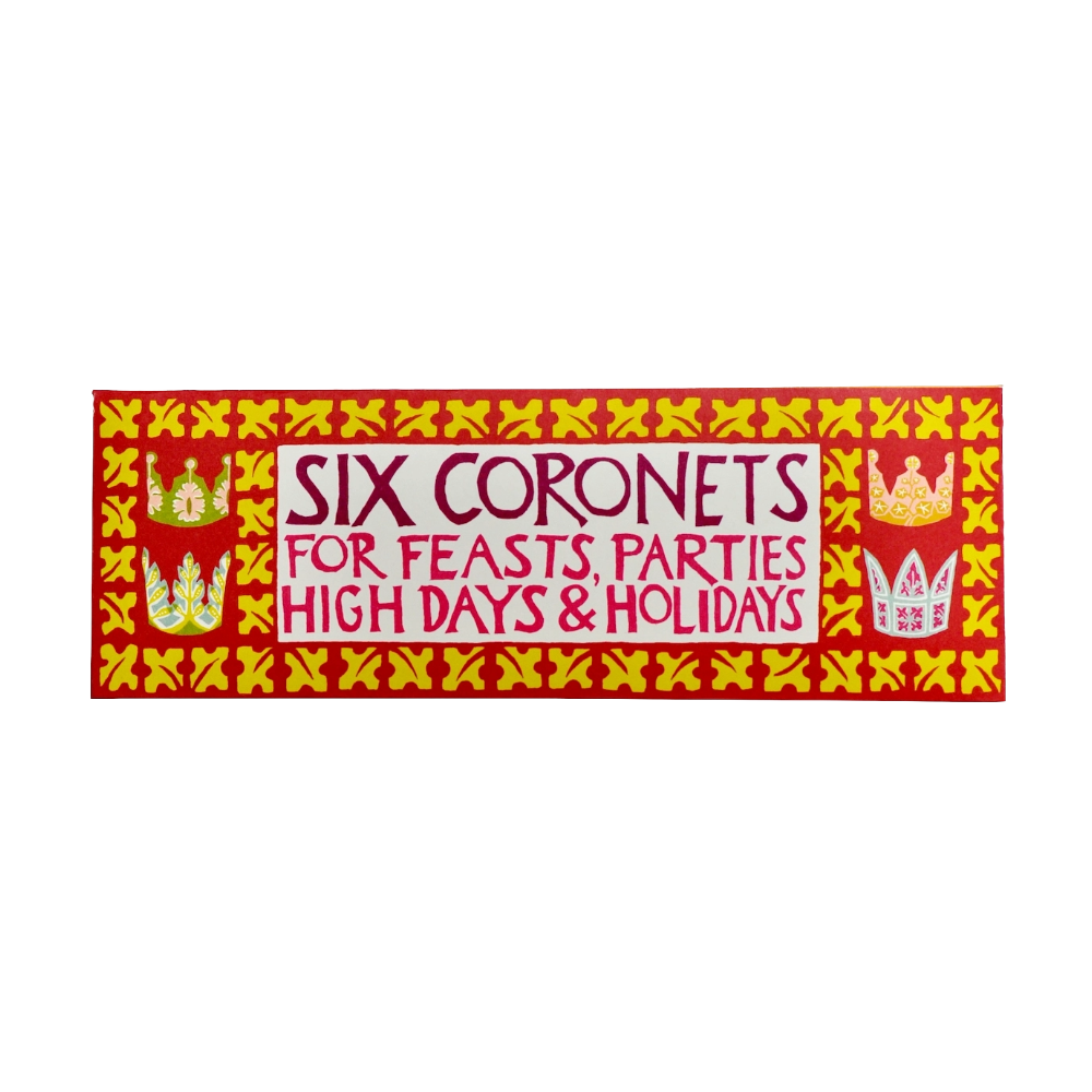 Cambridge Imprint Six Coronets for Feasts, Parties, High Days and Holidays