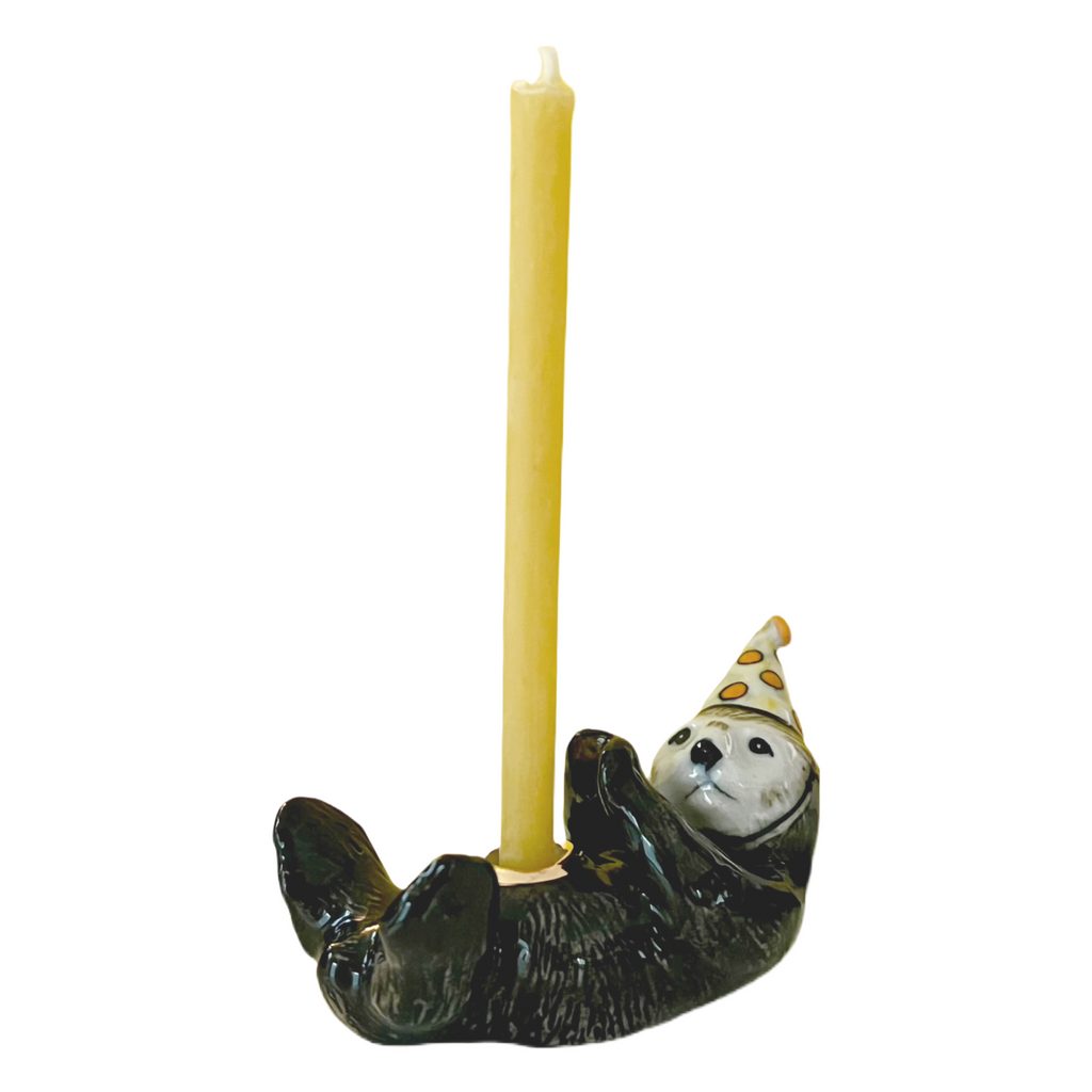 Camp Hollow Candleholder Cake Topper · Otter