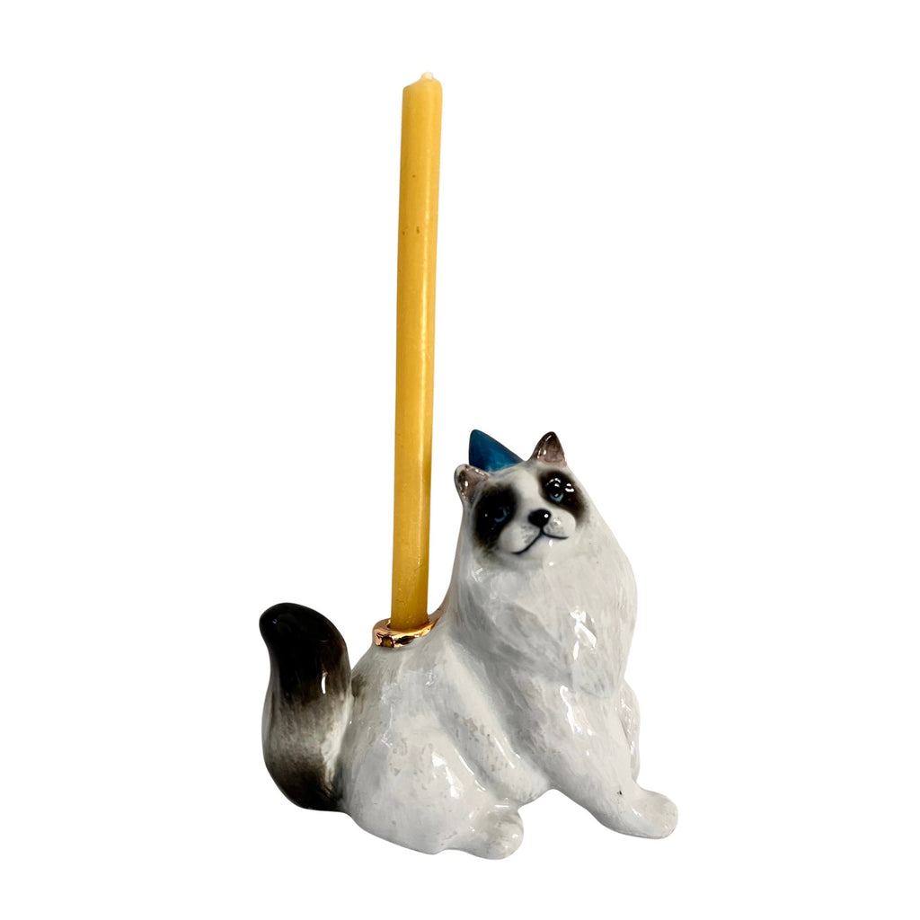 Camp Hollow Candleholder Cake Topper · Ragdoll Cat