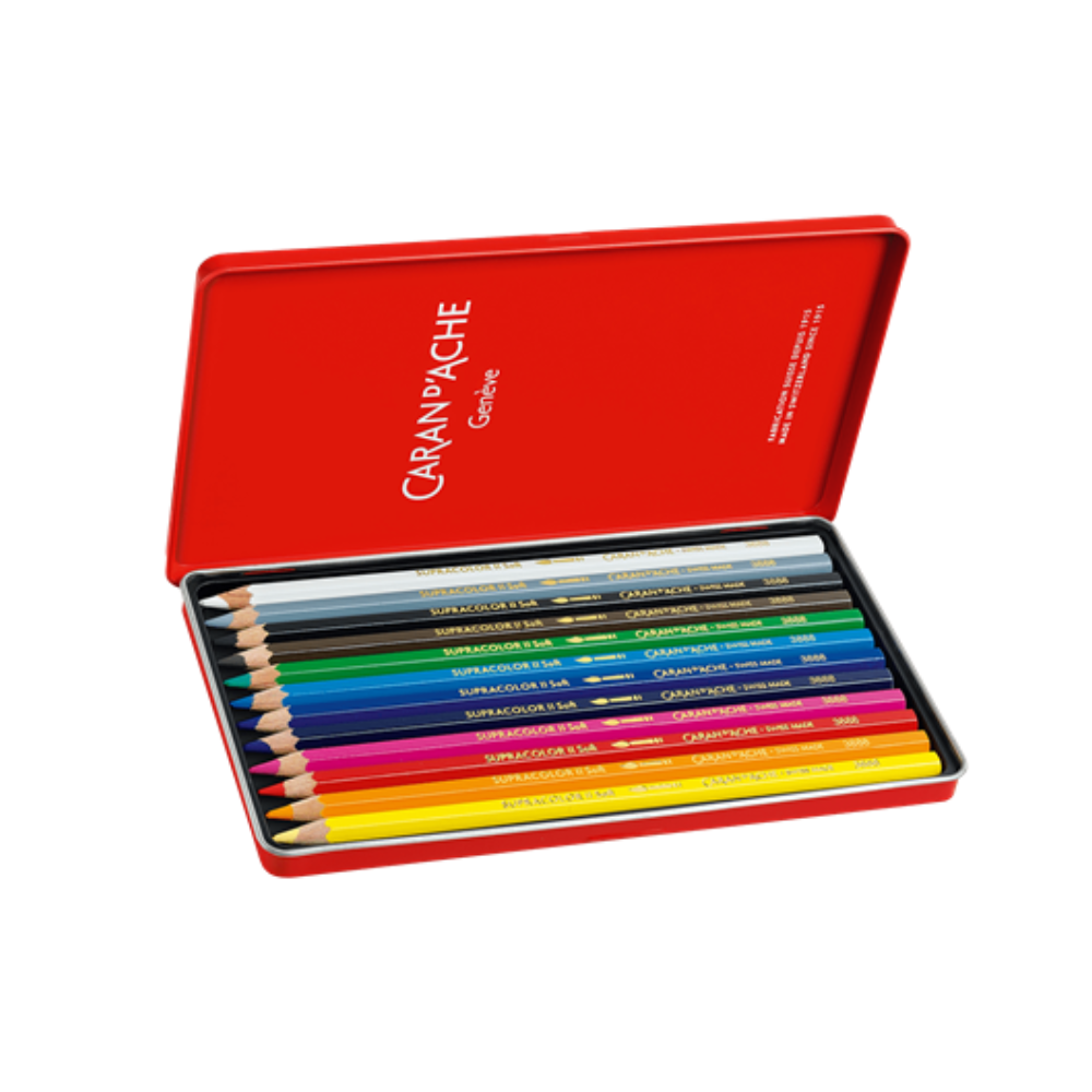 Caran D'Ache Supracolor Soft Watersoluble Colored Pencils