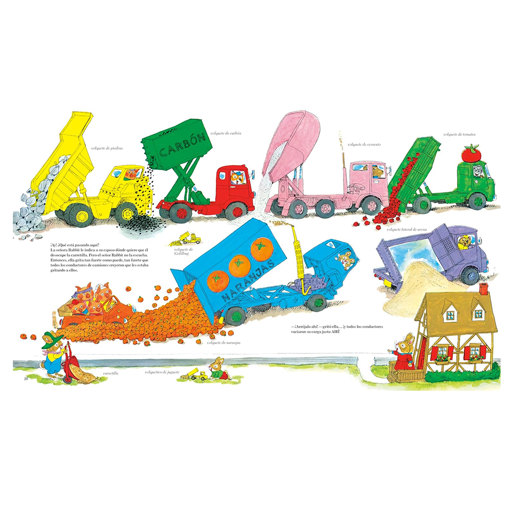 Carros y camiones de Richard Scarry (Richard Scarry's Cars and Trucks and Things that Go Spanish Edition)
