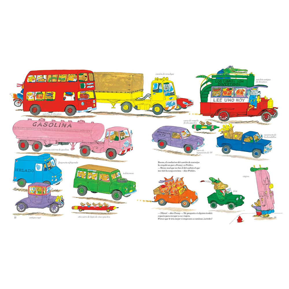 Carros y camiones de Richard Scarry (Richard Scarry's Cars and Trucks and Things that Go Spanish Edition)