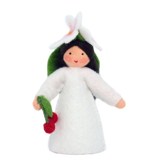 Cherry Blossom Fairy Holding Cherries · Fair