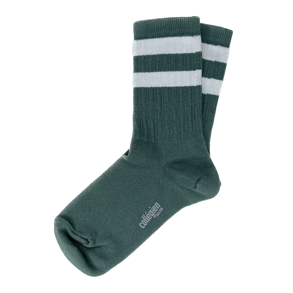Collegien Varsity Ankle High Socks · Celadon