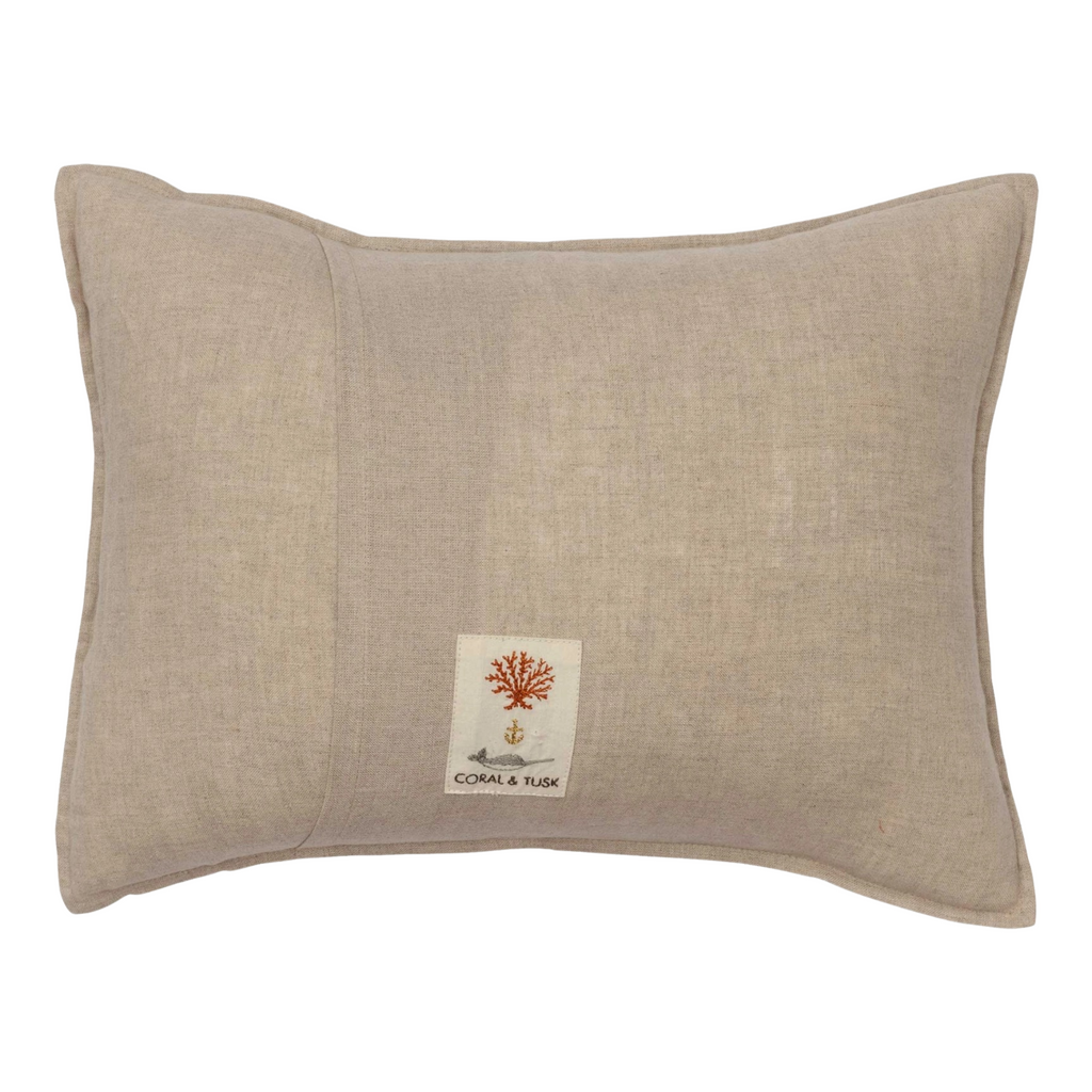Coral and Tusk Pocket Pillow · Three Little Bears