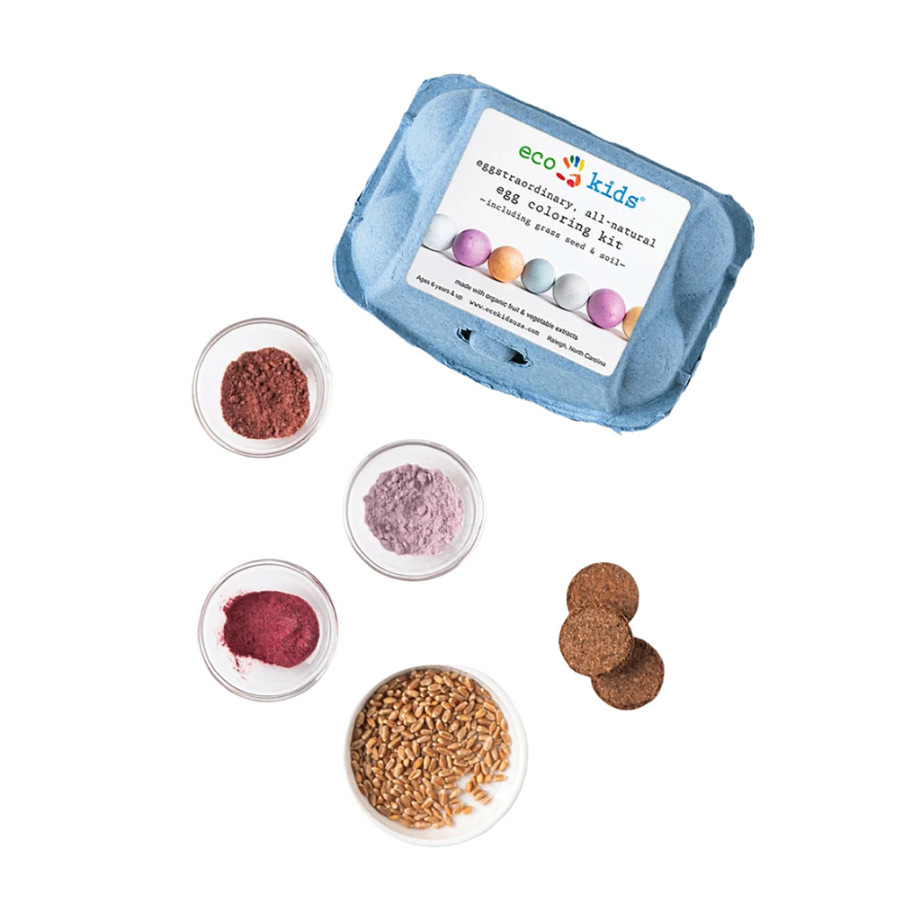 Eco Kids Egg Coloring and Seed Growing Kit