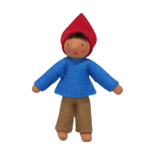 Elf Helper in Red Cap · Brown