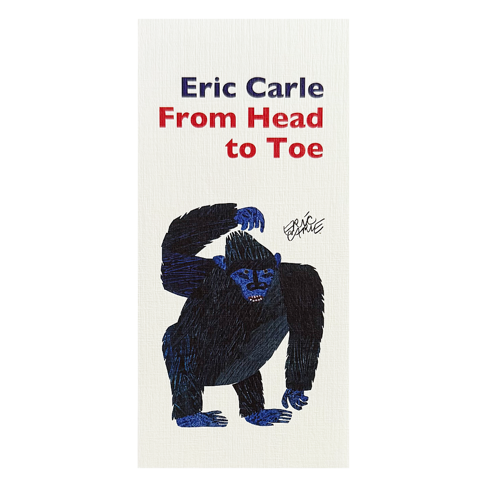 Eric Carle Notepad · From Head To Toe | Acorn Toy Shop