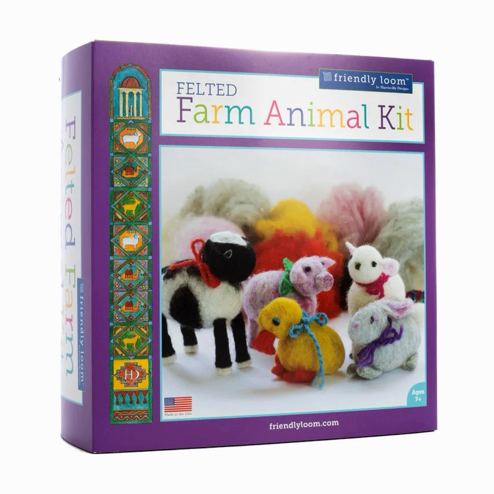 Felted Farm Animal Set