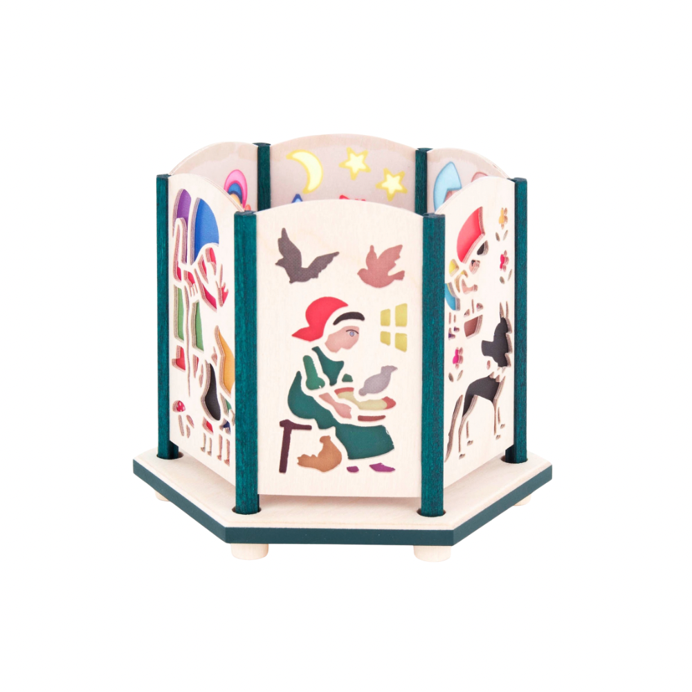 Fairytale Wooden Tealight Holder