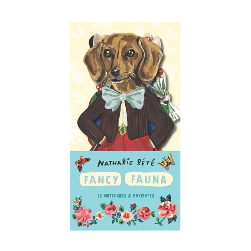 Fancy Fauna · 12 Notecard Set by Nathalie Lété