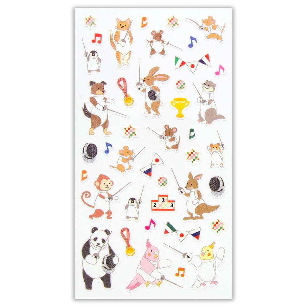 Fencing Animals Stickers