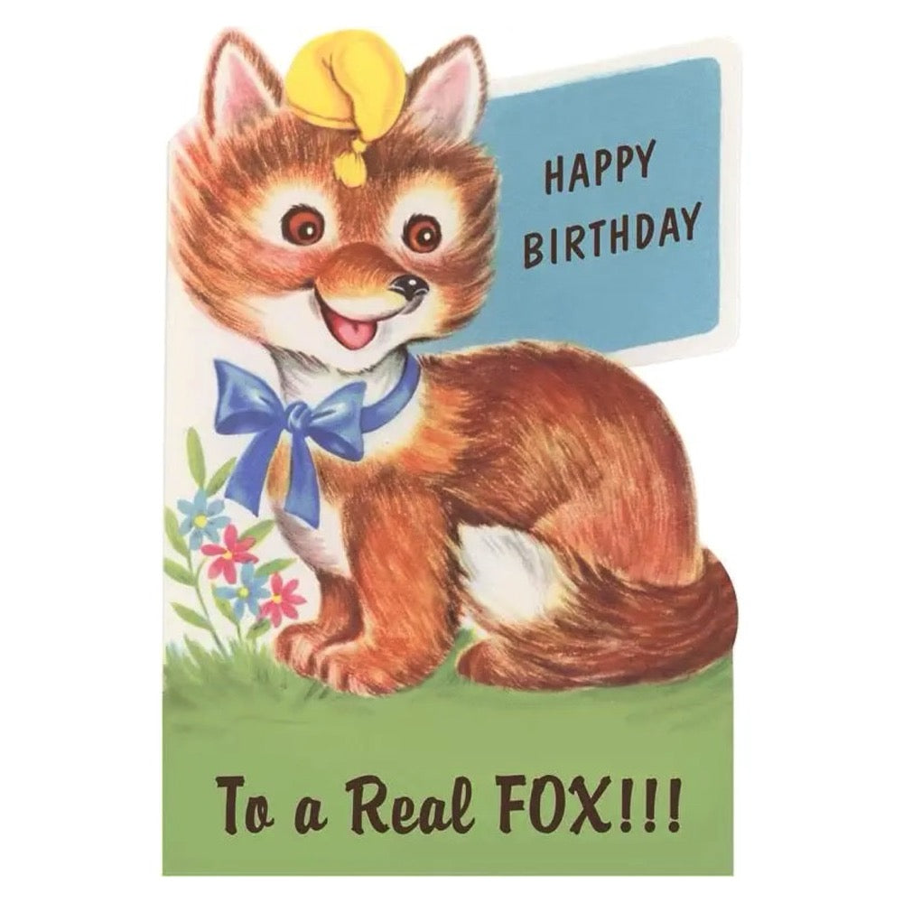 Fox Birthday Card