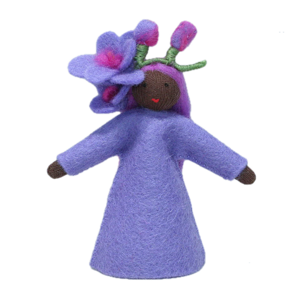 Purple Freesia Flower Fairy · Brown
