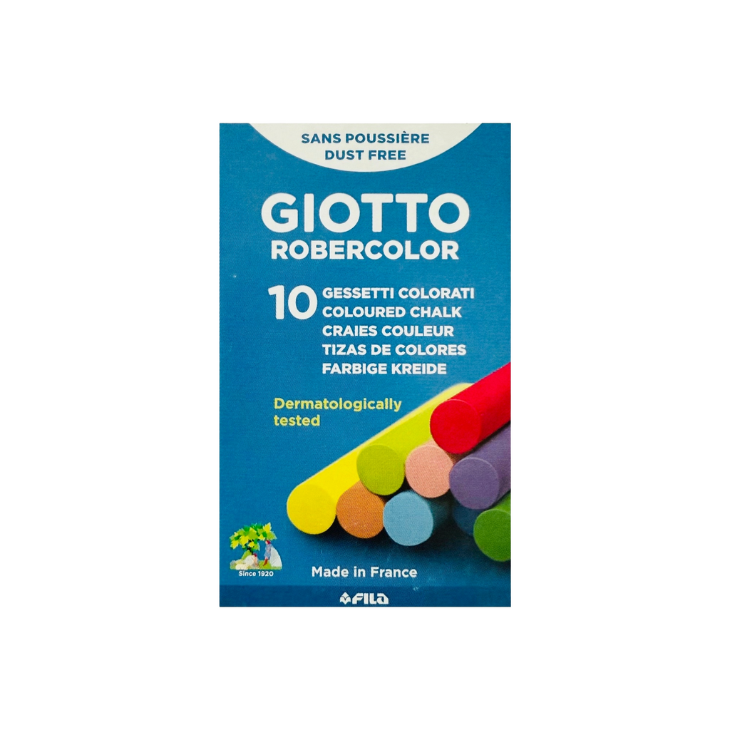 Giotto Robercolor 10 Piece Colored Chalk Set
