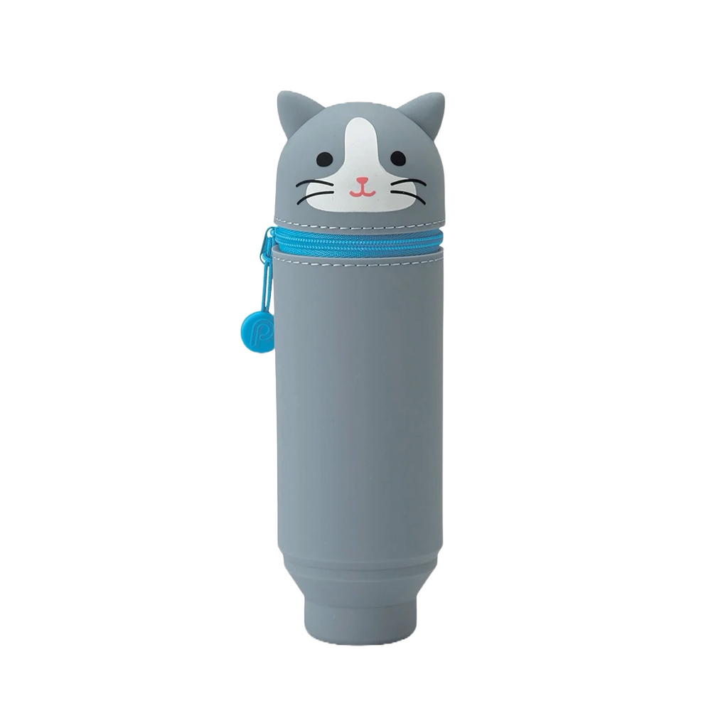 Grey Cat Pencil Case