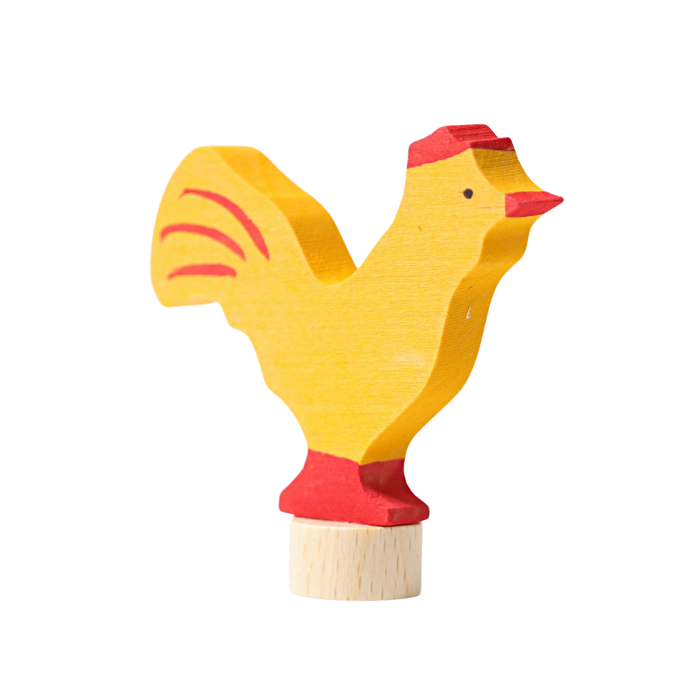 Grimm's Decorative Figurine · Yellow Rooster