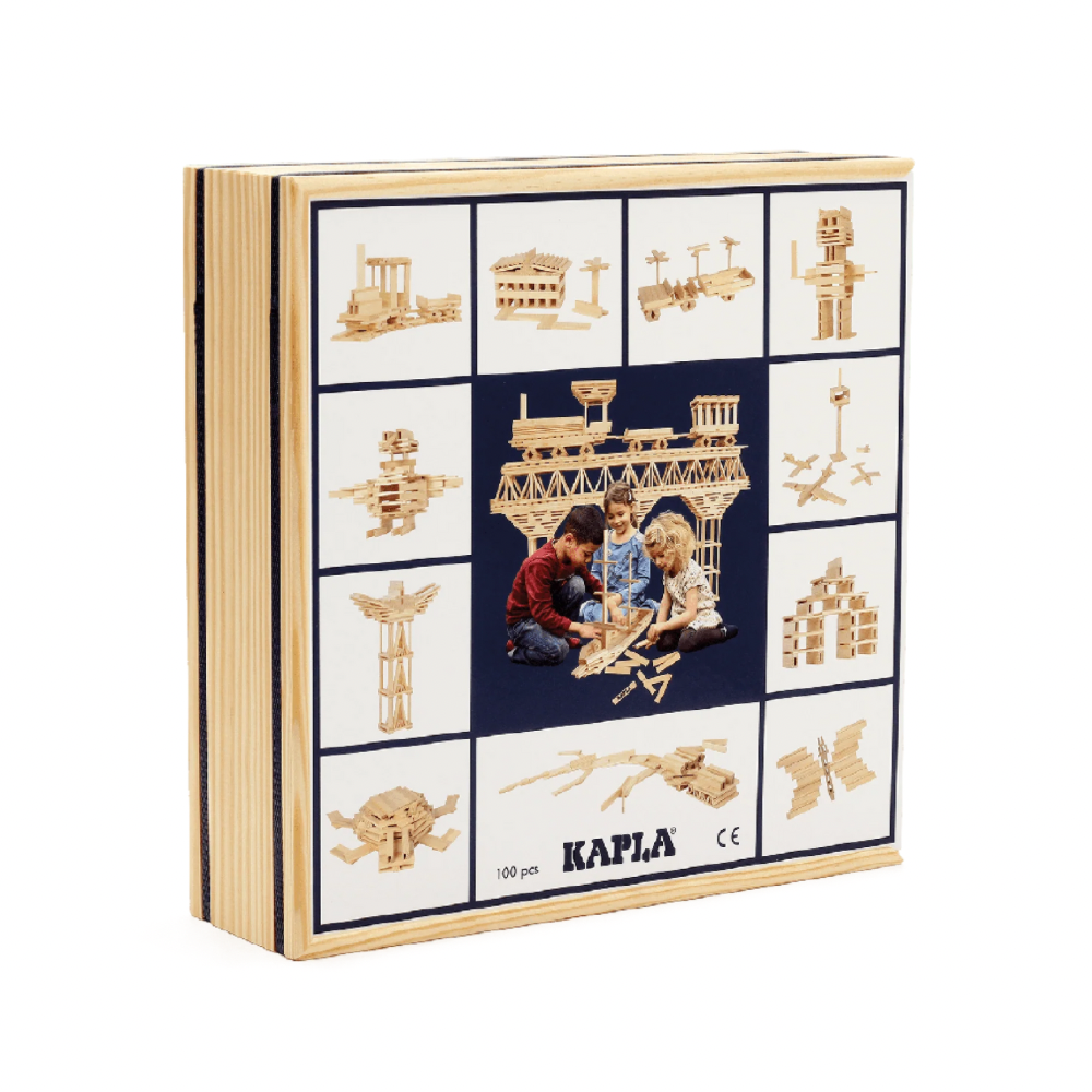Kapla 100 Natural Block Set | Acorn Toy Shop