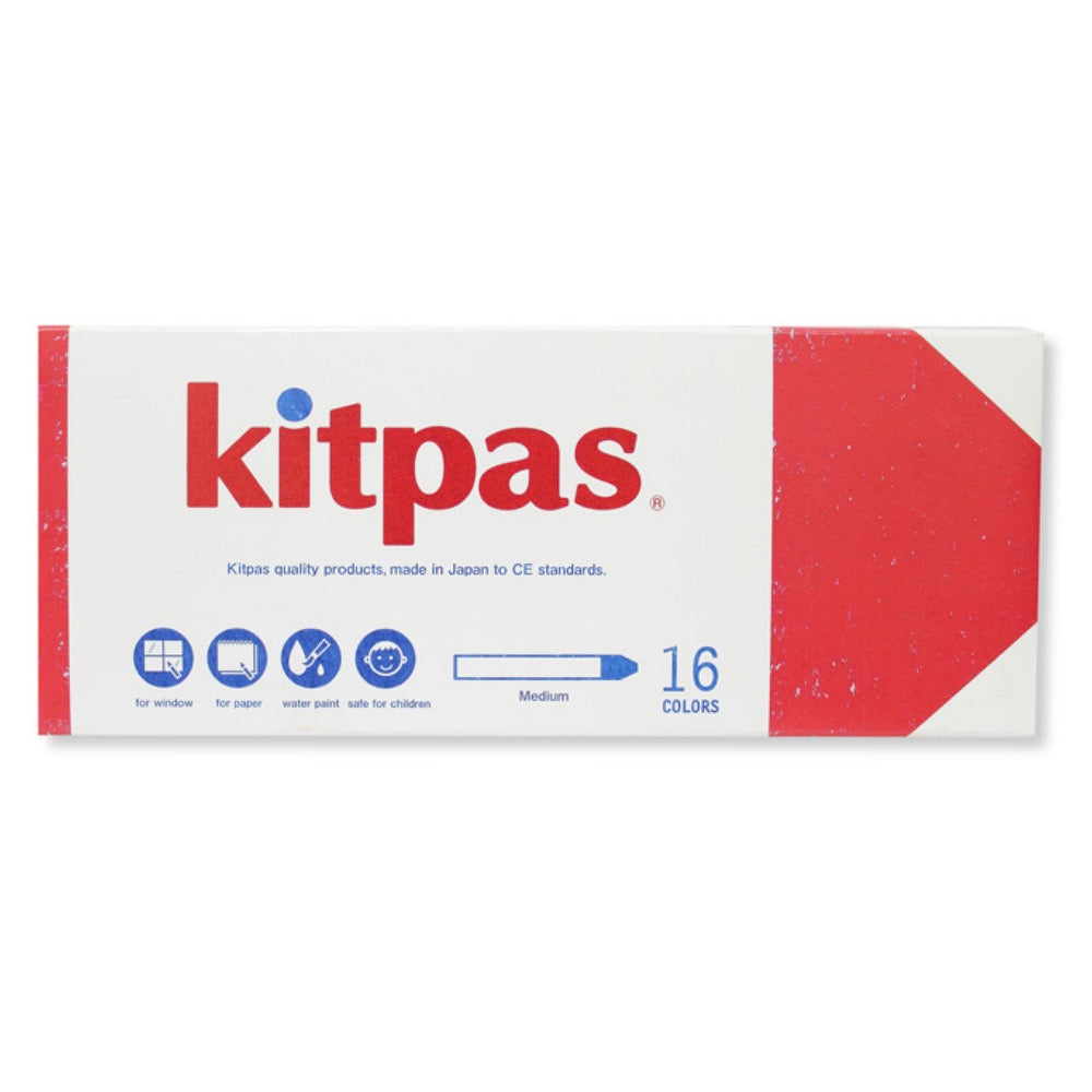 Kitpas Multi-Surface 16 Piece Crayon Set