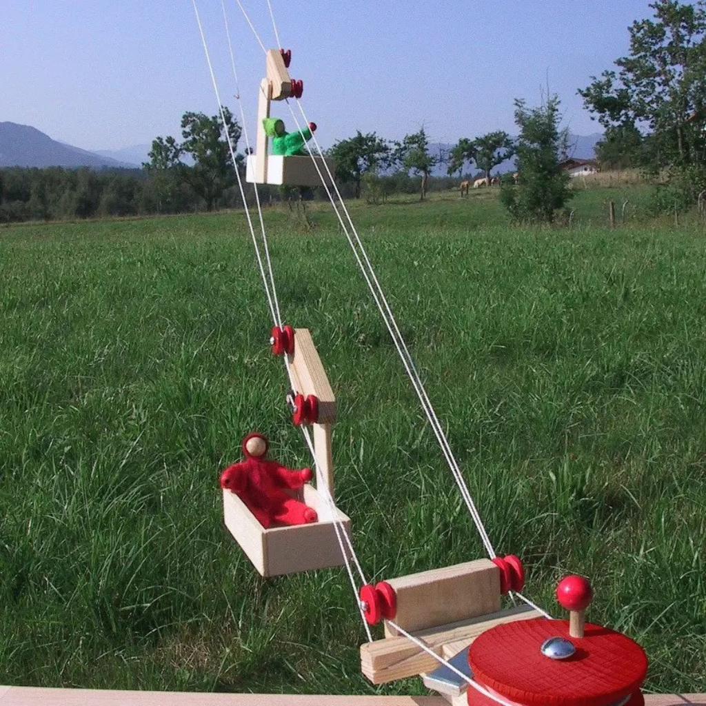 Kraul Mini Wooden Cable Car Set