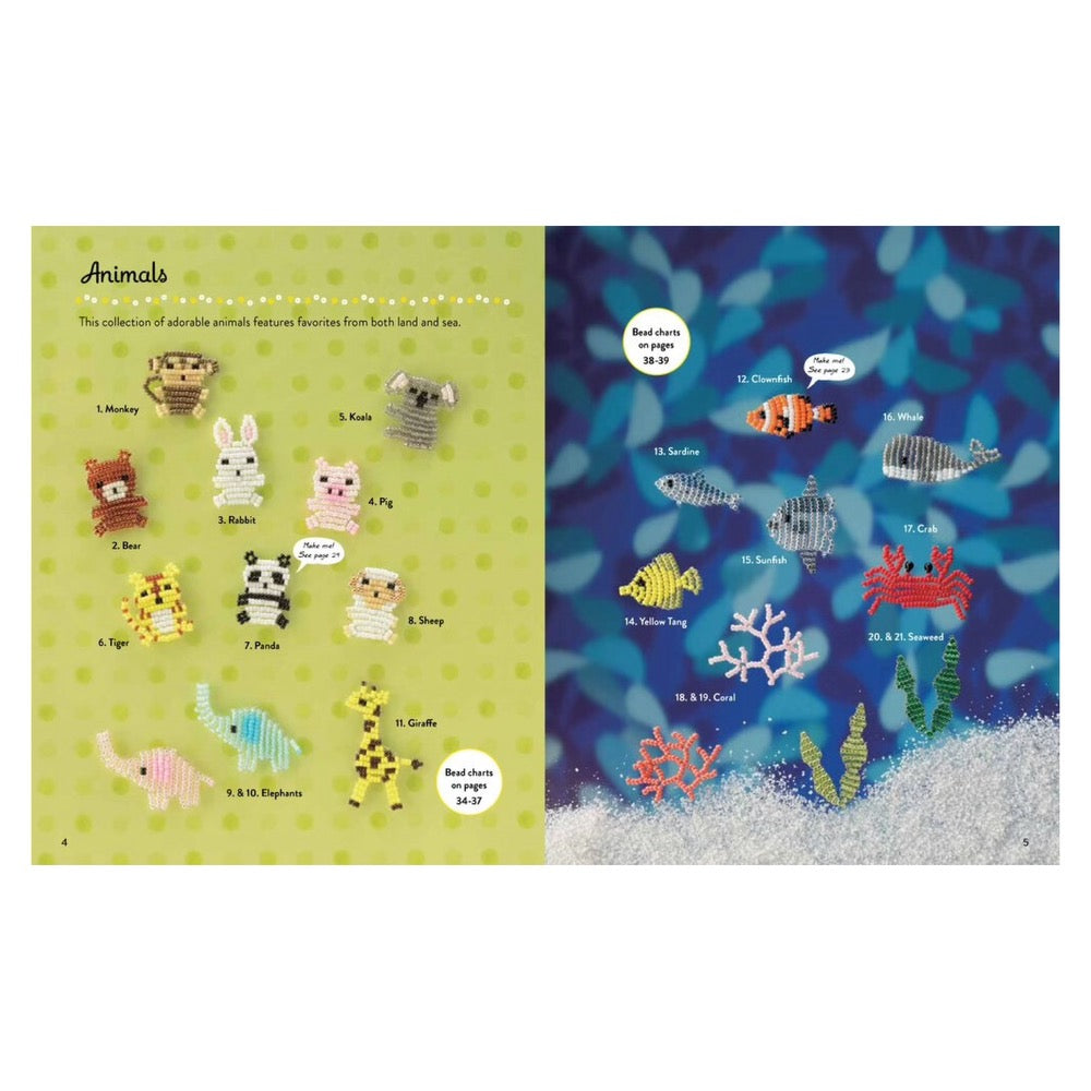 Little Bead Charms DIY Book with Supplies by Miyuki Oku