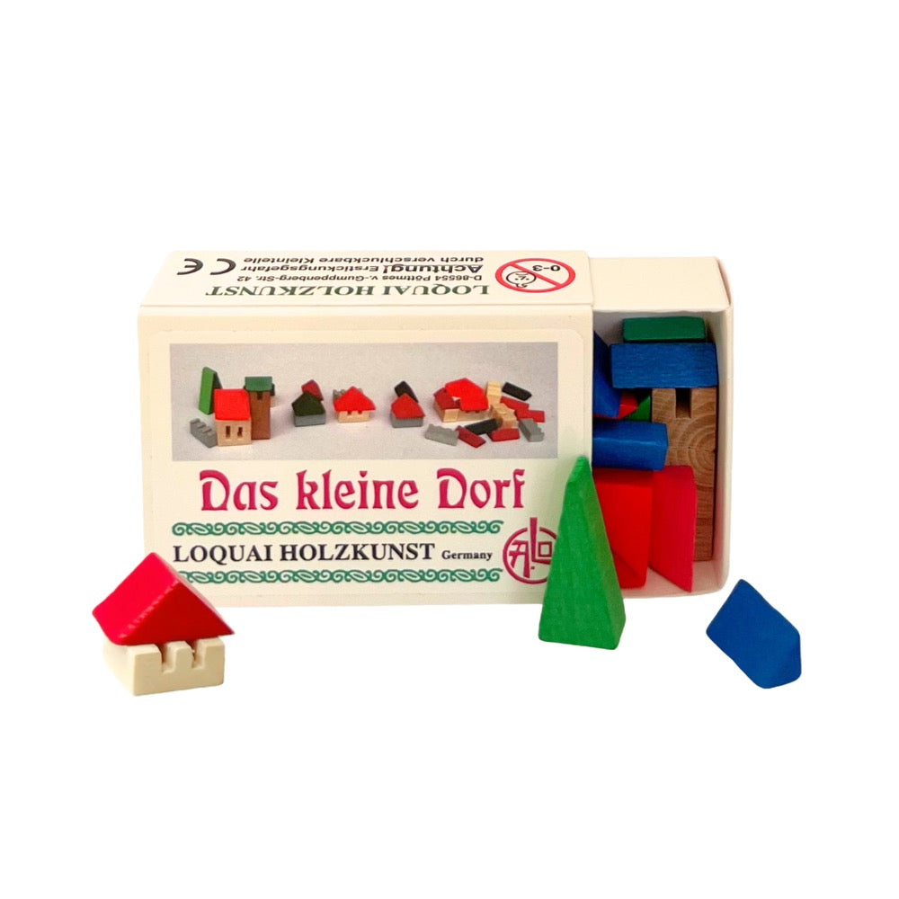 Loquai Holzkunst Mini Matchbox · Construct a Small Village