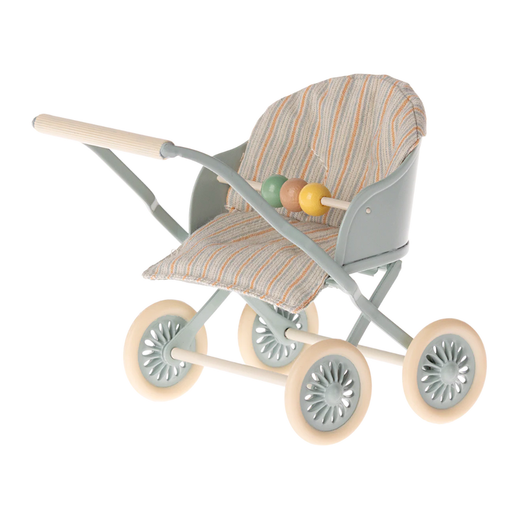 Maileg Mini Baby Mice Stroller