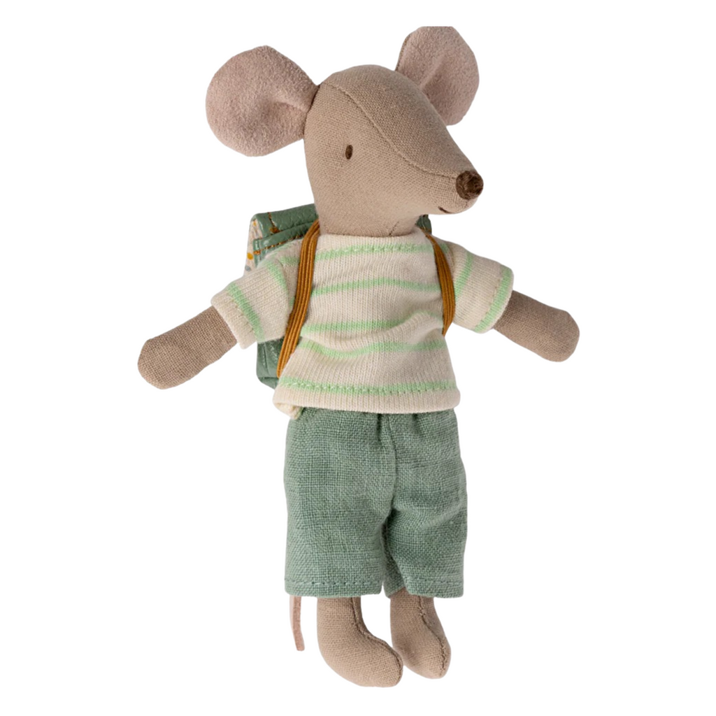 Maileg Big Brother Tricycle Mouse in Mint