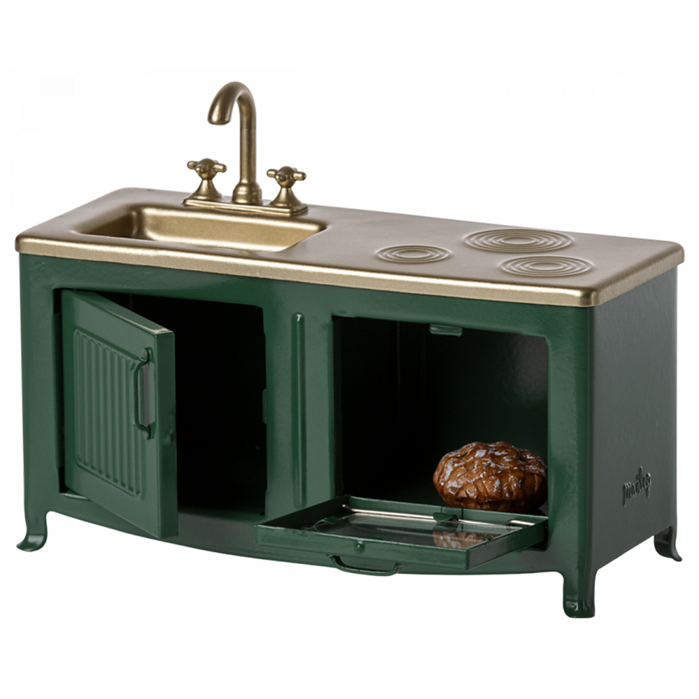 Maileg Dark Green Mouse Kitchen