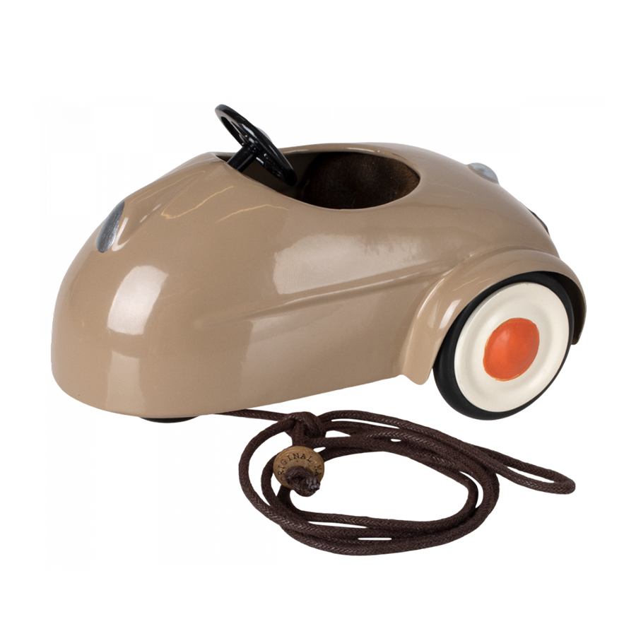 Maileg Light Brown Mouse Car