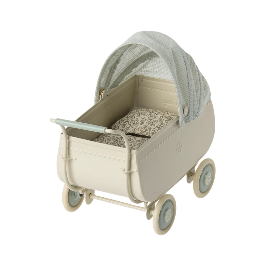 Maileg Micro Blue Pram