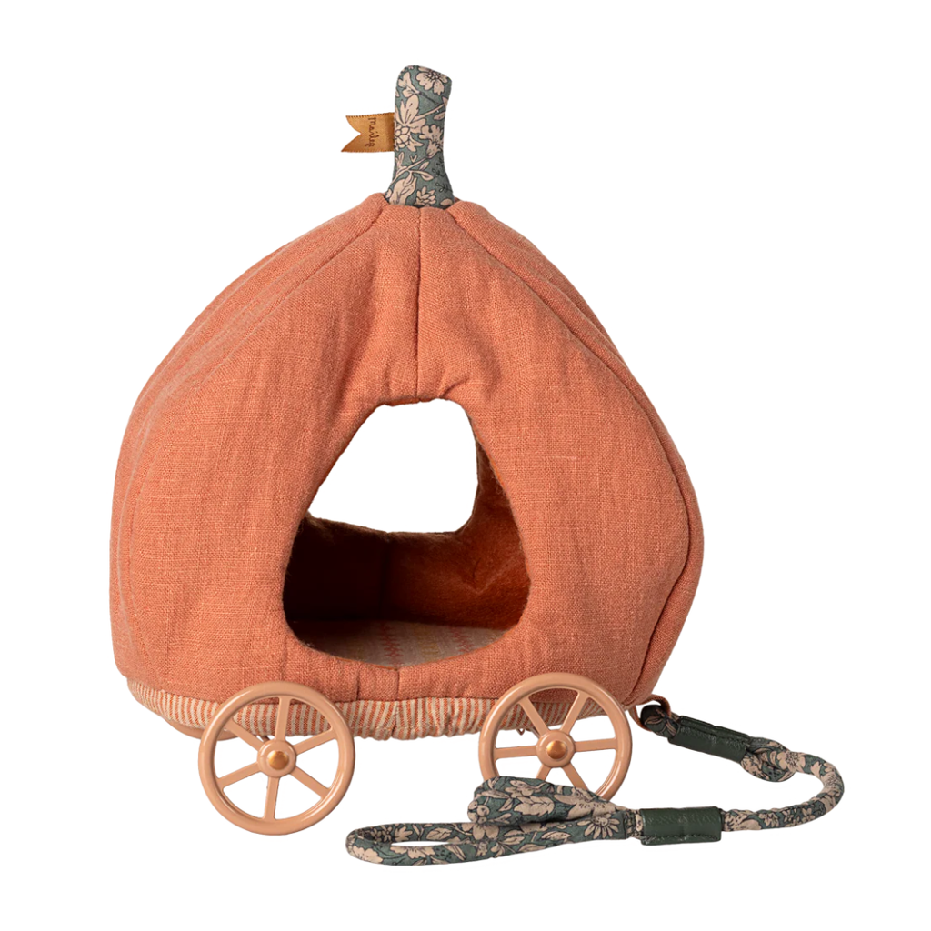 Maileg Royal Pumpkin Mouse Carriage