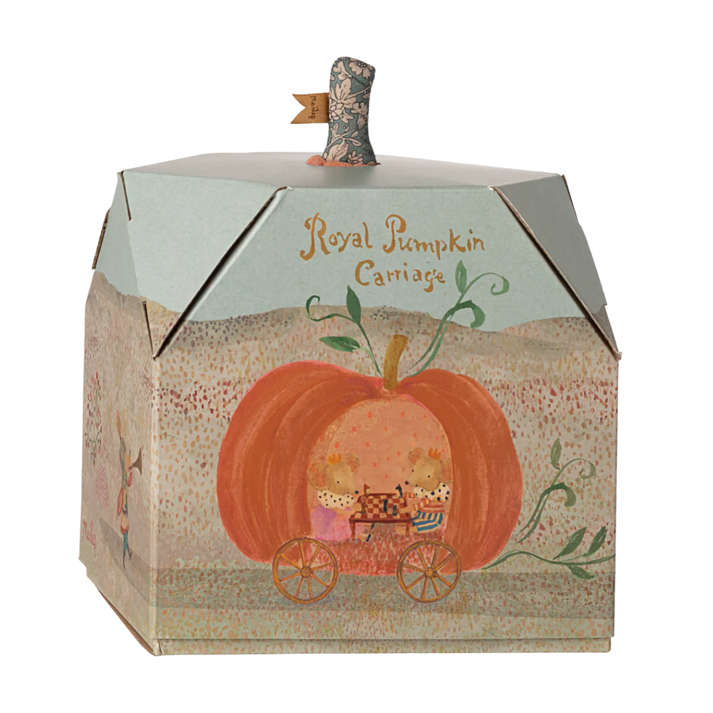 Maileg Royal Pumpkin Mouse Carriage