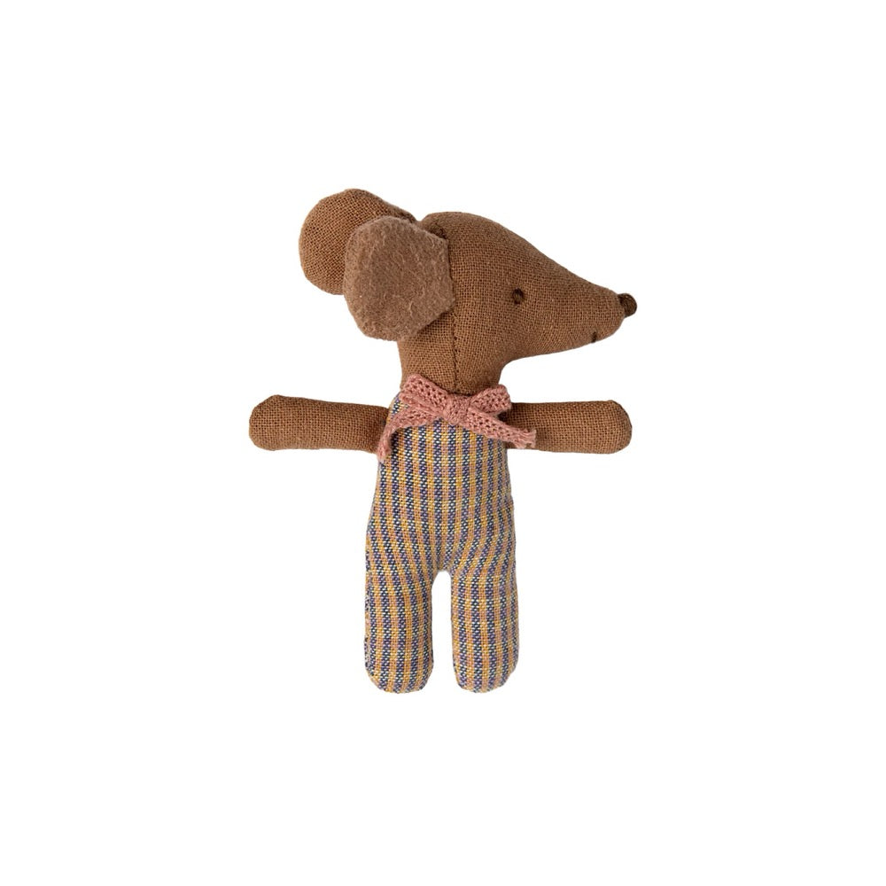 Maileg Rose Sleepy Wakey Baby Mouse in Matchbox