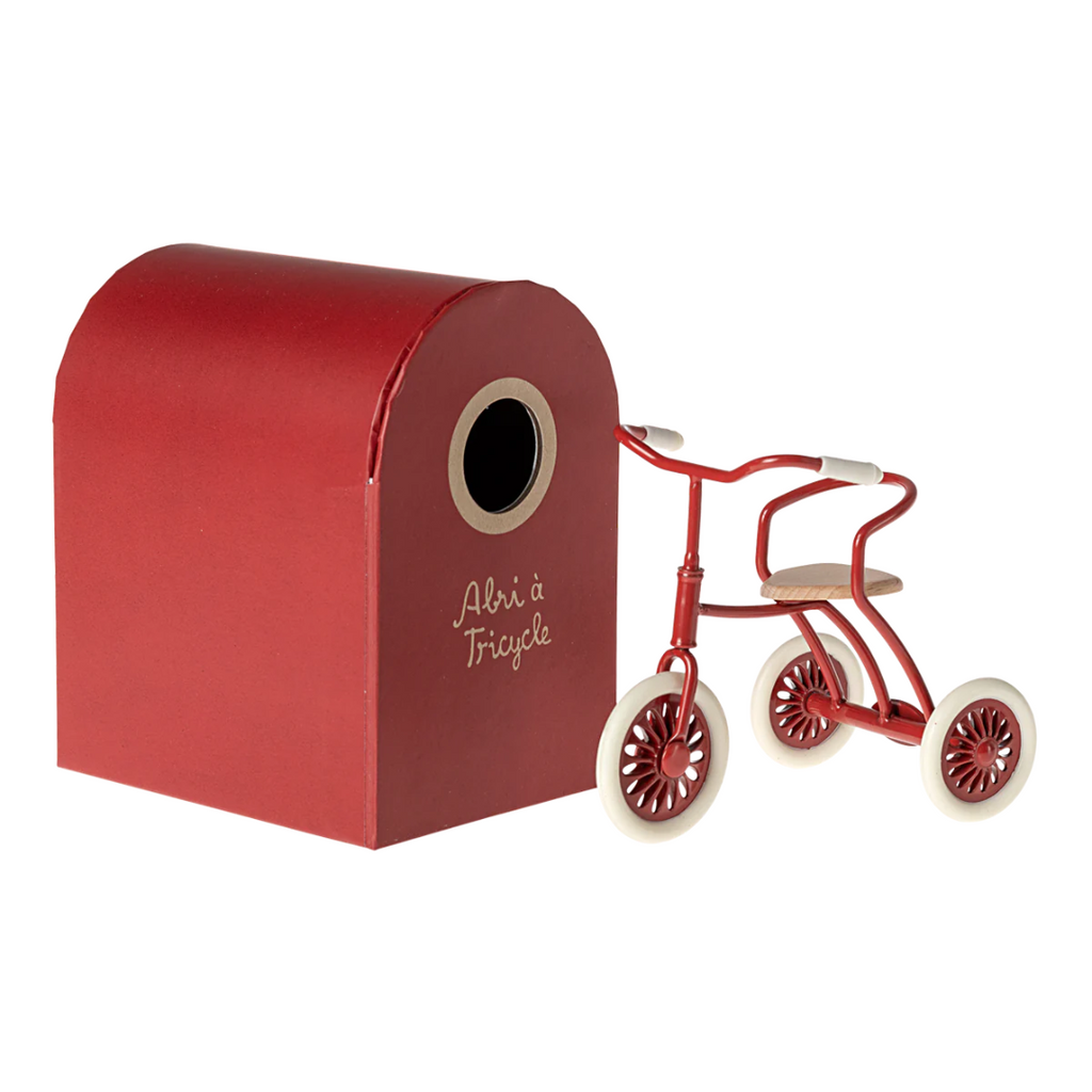 Maileg Red Mouse Tricycle Hanger