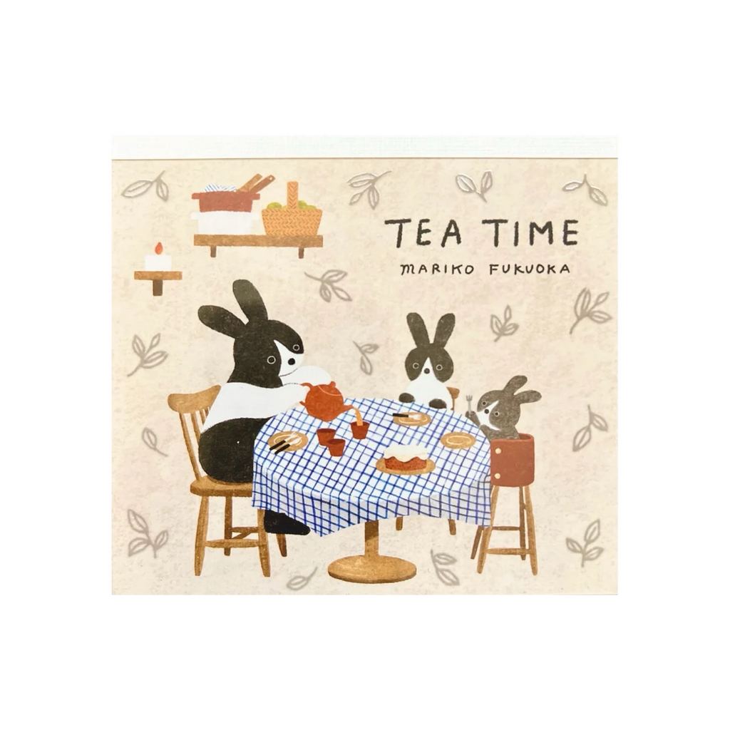Mariko Fukuoka Block Memo Pad · Tea Time