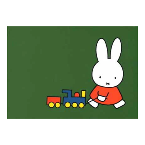 Miffy Postcard · Train