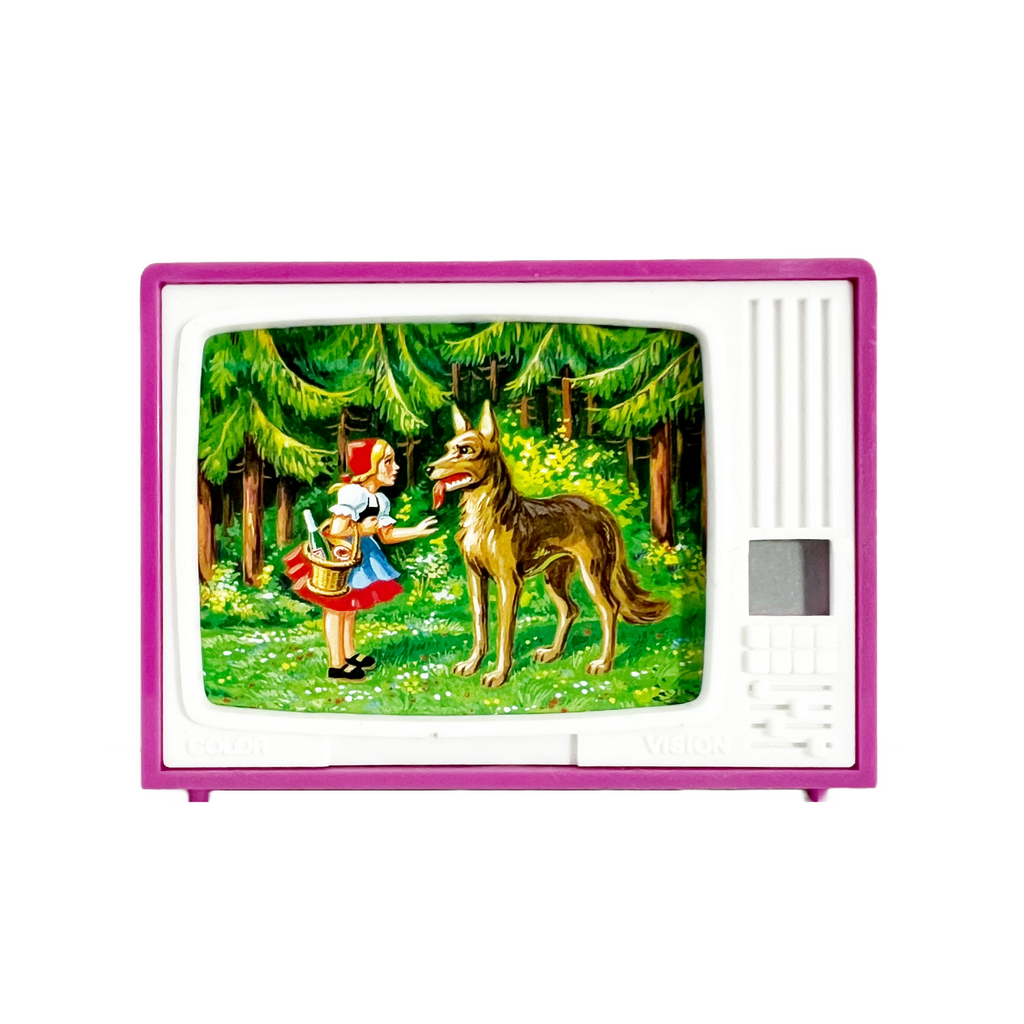 Mini Retro Television Reel Viewer Toy · Little Red Riding Hood in Multiple Colors