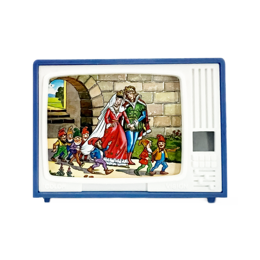 Mini Retro Television Reel Viewer Toy · Snow White and the Seven Dwarves in Multiple Colors