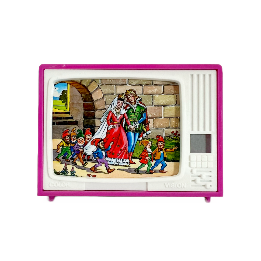 Mini Retro Television Reel Viewer Toy · Snow White and the Seven Dwarves in Multiple Colors