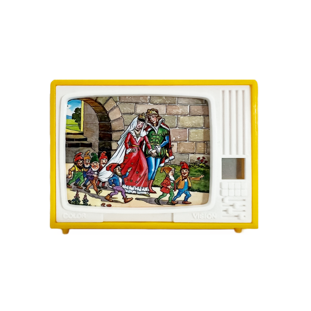 Mini Retro Television Reel Viewer Toy · Snow White and the Seven Dwarves in Multiple Colors