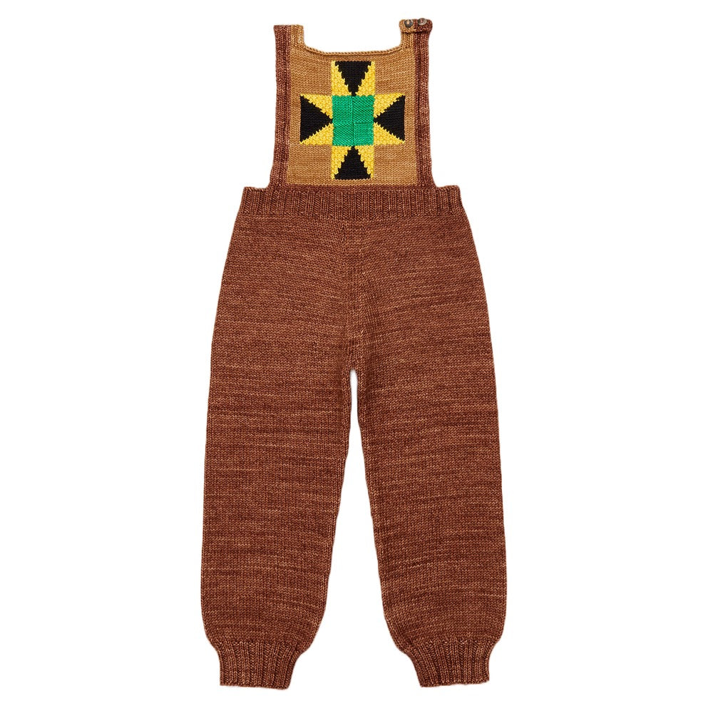 Misha and Puff Chestnut Nova Quilt Overalls