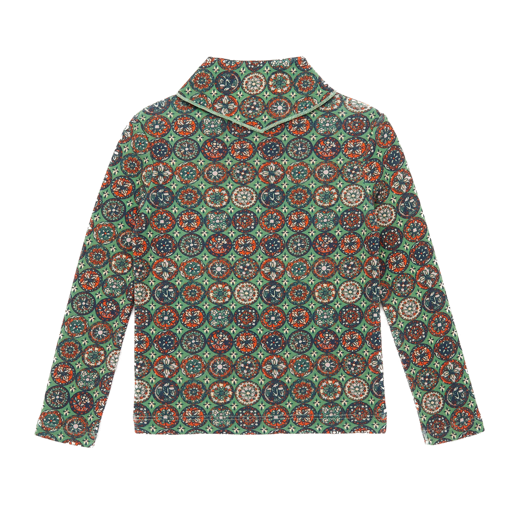 Misha and Puff Scout Top · Jadeite Folk Tile