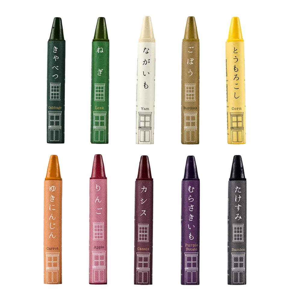 Mizuiro Vegetable Crayons