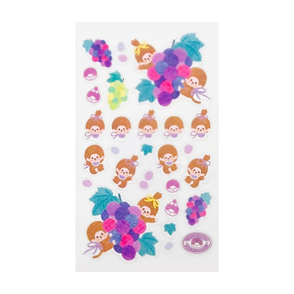 Monchhichi Grape Sticker Sheet