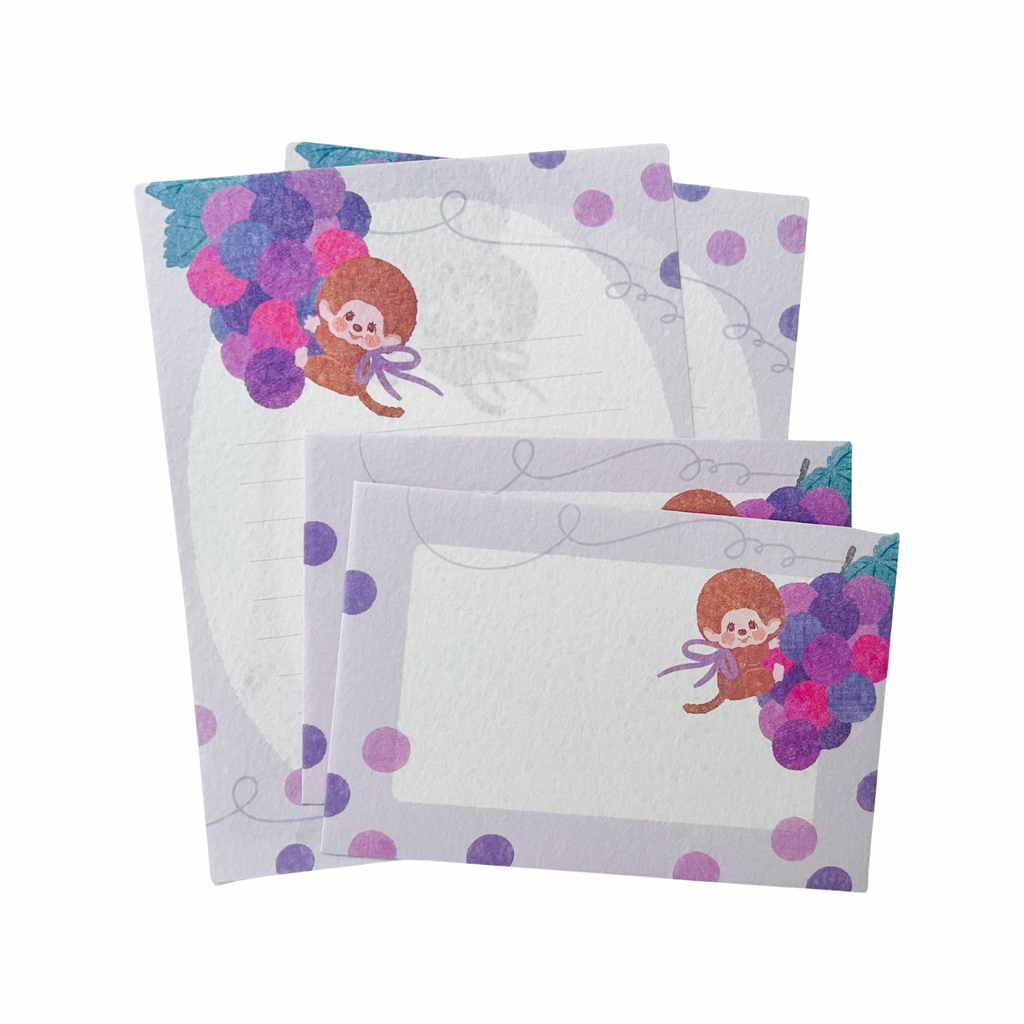Monchhichi Grape Letter Set