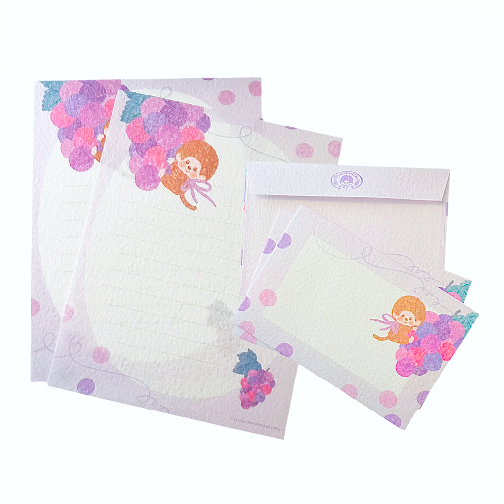 Monchhichi Grape Letter Set