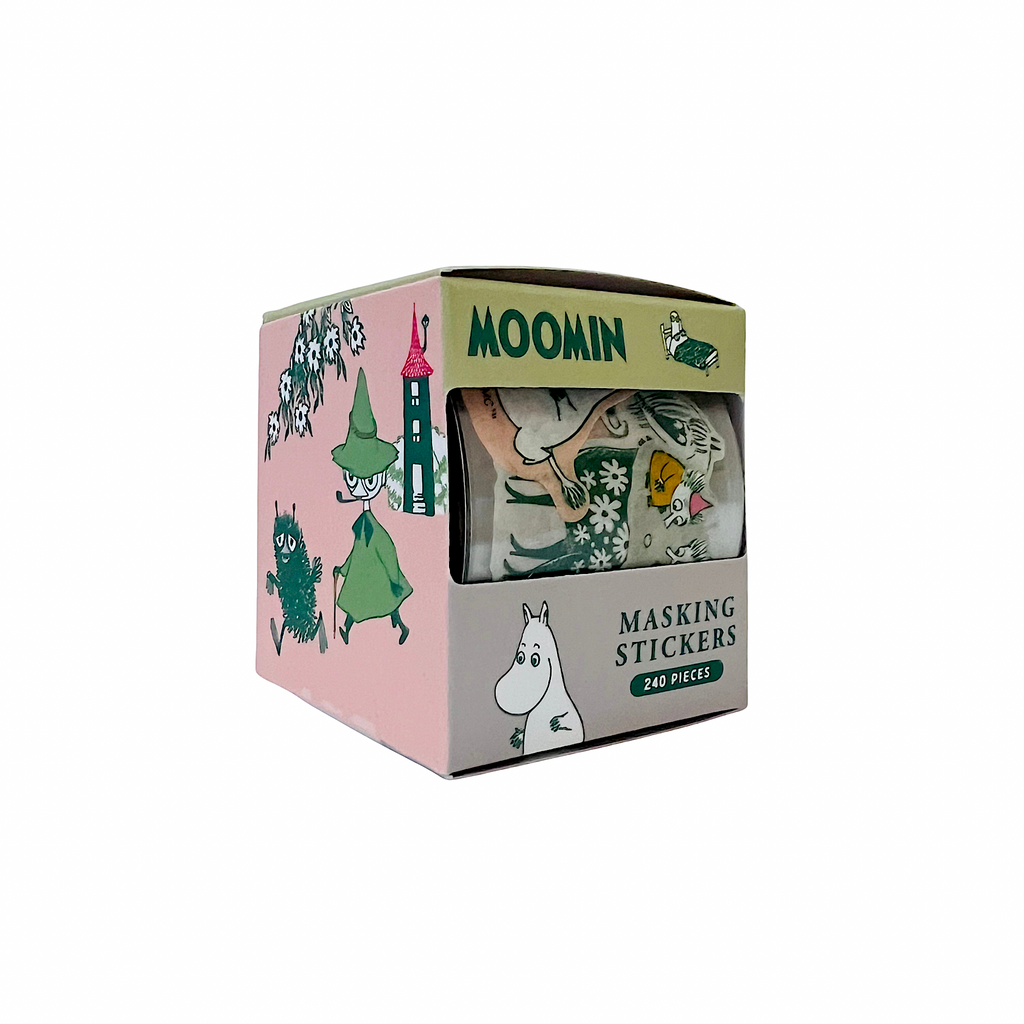 Moomin Masking Tape Sticker Roll · Gorgeous Greens